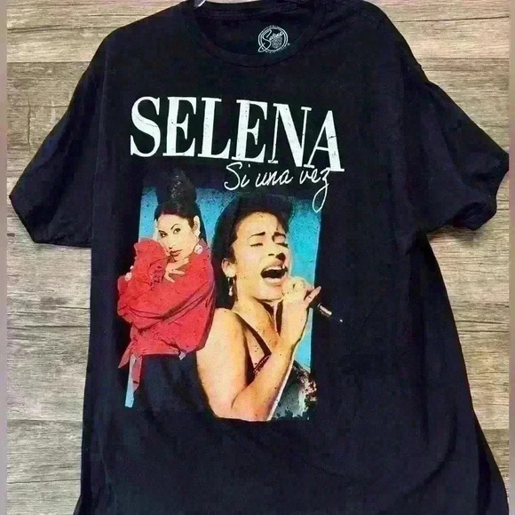 Tops - Selena Quintanilla Black Tshirt Shirt Size XL
